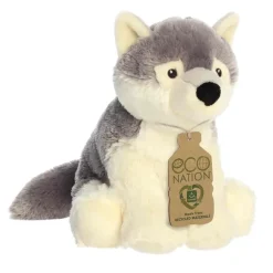 Eco Nation Hugs Plush Wolf by Aurora