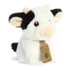 Eco Nation Mini Stuffed Cow by Aurora