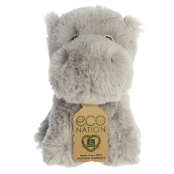 Eco Nation Mini Stuffed Hippopotamus by Aurora