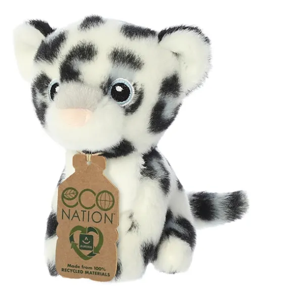 Eco Nation Mini Stuffed Snow Leopard by Aurora
