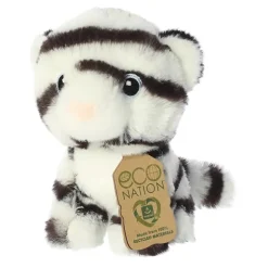 Eco Nation Mini Stuffed White Tiger by Aurora