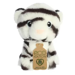 Eco Nation Mini Stuffed White Tiger by Aurora