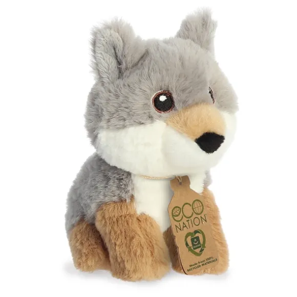 Eco Nation Mini Stuffed Wolf by Aurora