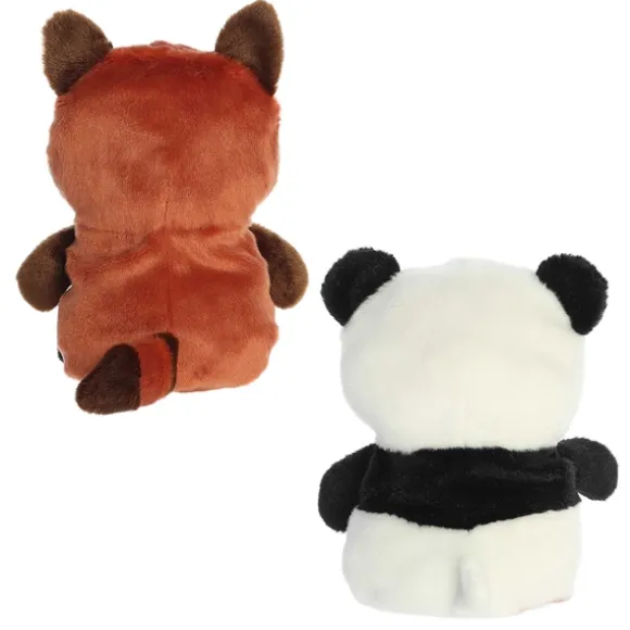 Eco Nation Red Panda and Panda Reversible Stuffed Animal by Aurora