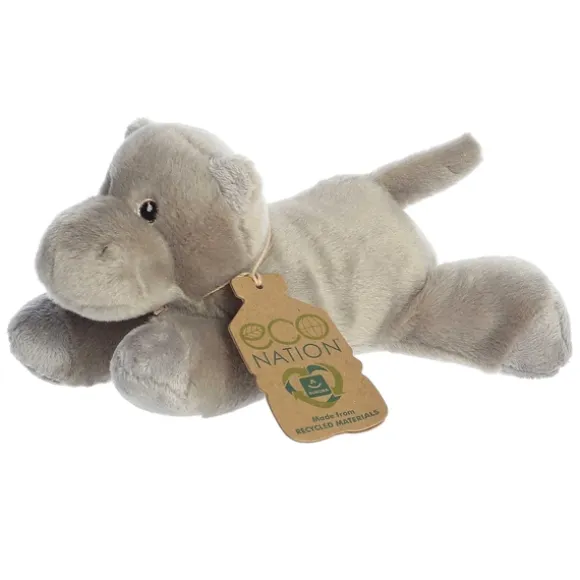 Eco Nation Softies Plush Hippo by Aurora