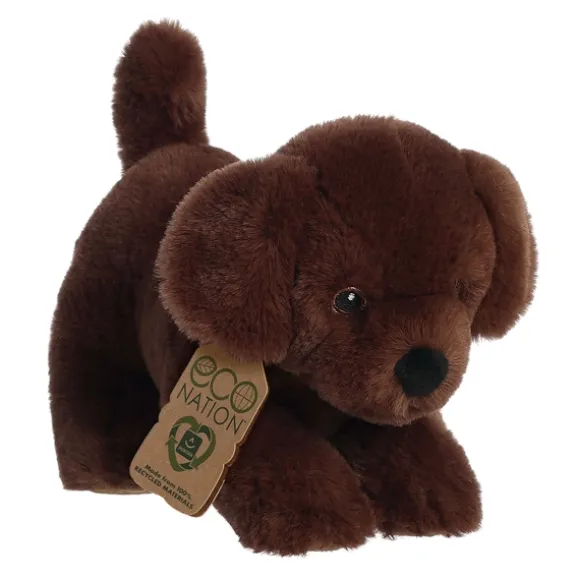 Eco Nation Stuffed Chocolate Lab by Aurora