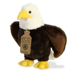 Eco Nation Stuffed Eagle by Aurora