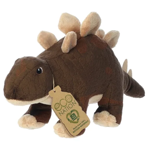 Eco Nation Stuffed Stegosaurus Dinosaur by Aurora