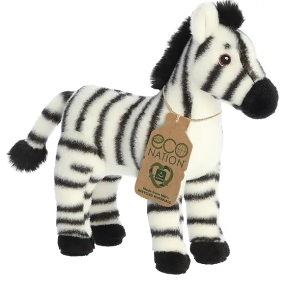 Eco Nation Stuffed Zebra by Aurora