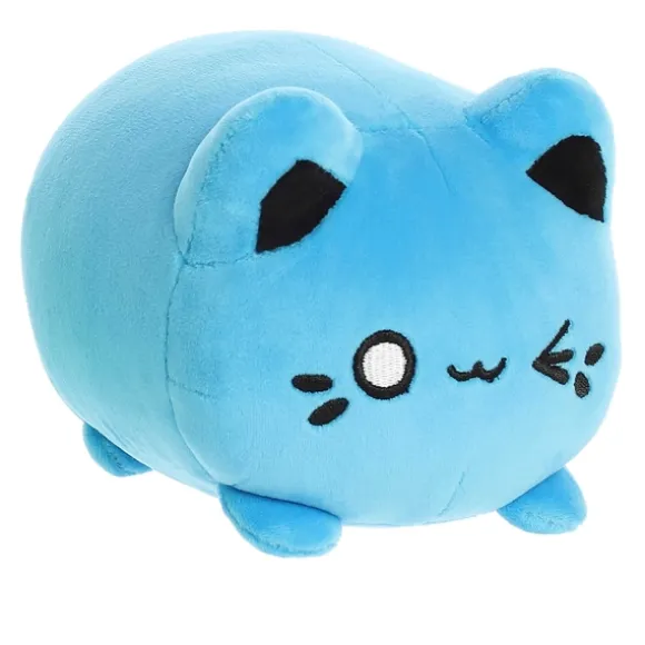 Electric Blue Stuffed Meowchi Cat by Aurora