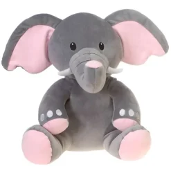 Englebert the Smooth Stuffed Elephant Huggy Huggables by Fiesta