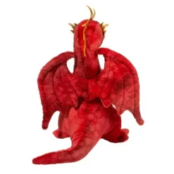 Eugene the Standing Red and Gold Plush Dragon by Douglas