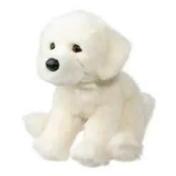 Everest the Stuffed White Retriever Dog by Douglas