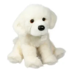 Everest the Stuffed White Retriever Dog by Douglas