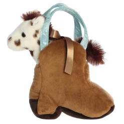 Fancy Pals Plush Horse with Giddyup Boot Bag by Aurora