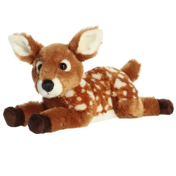 Farah the Stuffed Fawn Deer 12 Inch Flopsie by Aurora