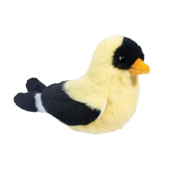 Faye the 7.5 Inch Stuffed Goldfinch Bird by Douglas