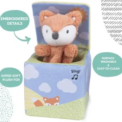 Fox in the Box Baby Safe Animated Plush Toy by Gund