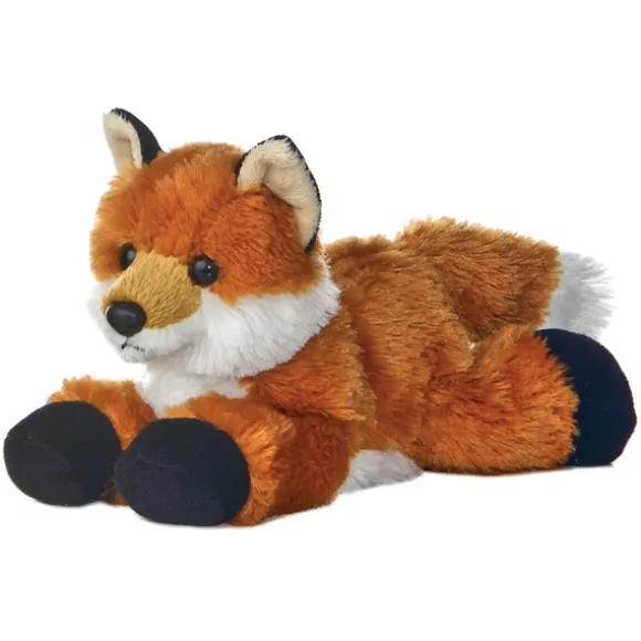 Foxxie the Little Stuffed Fox Mini Flopsie by Aurora