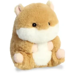 Frolic the Stuffed Hamster 5 Inch Rolly Pet Plush by Aurora