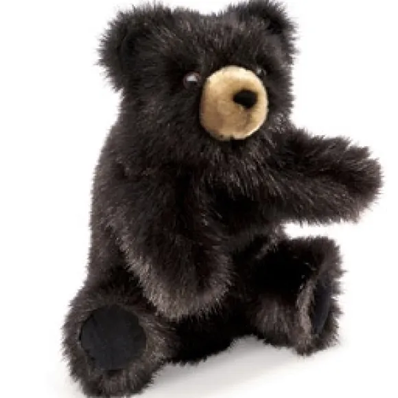 Full Body Baby Black Bear Puppet by Folkmanis Puppets