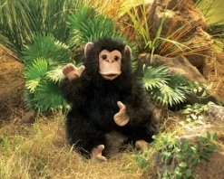 Full Body Baby Chimp Puppet by Folkmanis Puppets