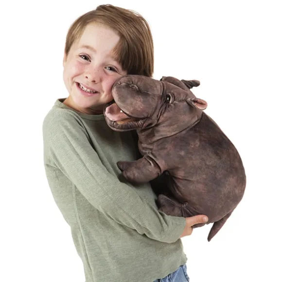 Full Body Baby Hippo Puppet by Folkmanis Puppets