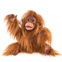 Full Body Baby Orangutan Puppet by Folkmanis Puppets
