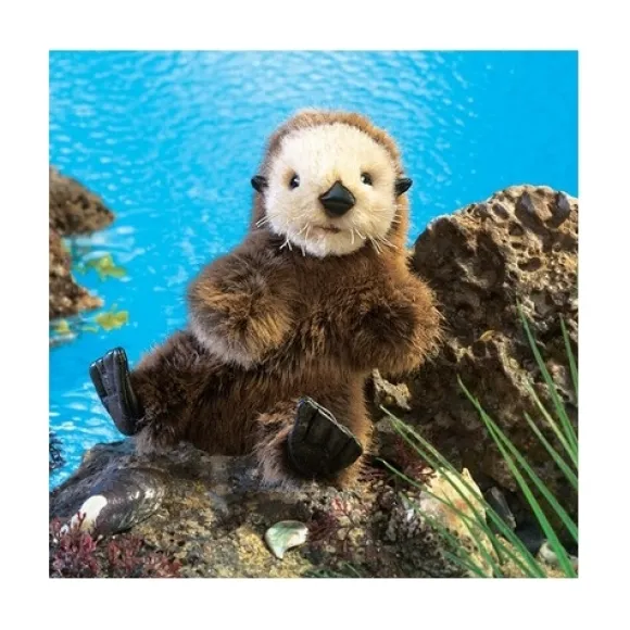 Full Body Baby Sea Otter Puppet by Folkmanis Puppets