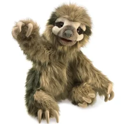 Full Body Big Sloth Puppet by Folkmanis Puppets