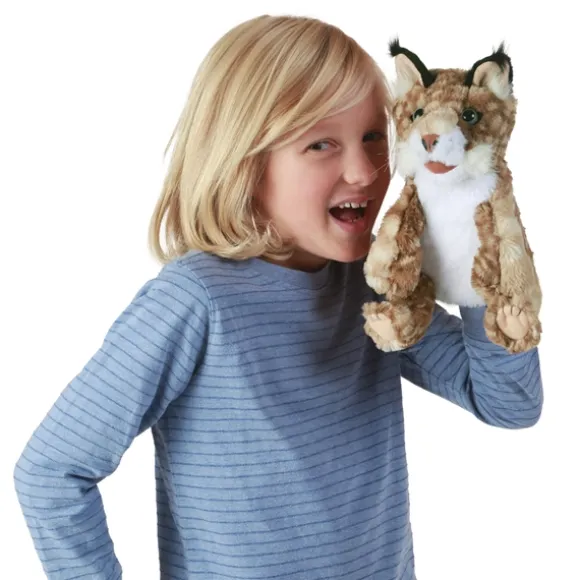 Full Body Bobcat Kitten Puppet by Folkmanis Puppets