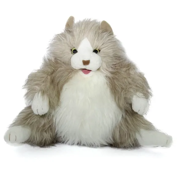 Full Body Fluffy Cat Puppet by Folkmanis Puppets