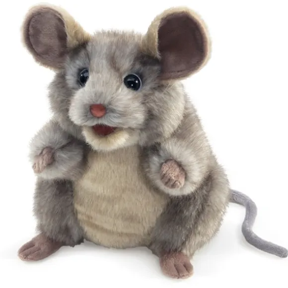 Full Body Gray Mouse by Folkmanis Puppets
