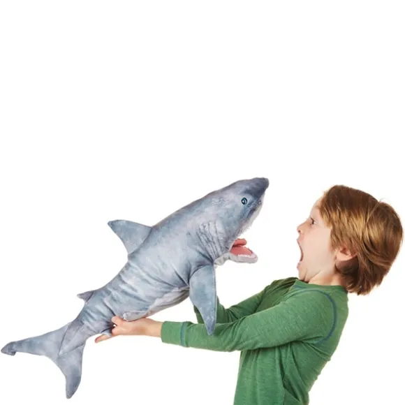 Full Body Great White Shark Puppet by Folkmanis Puppets