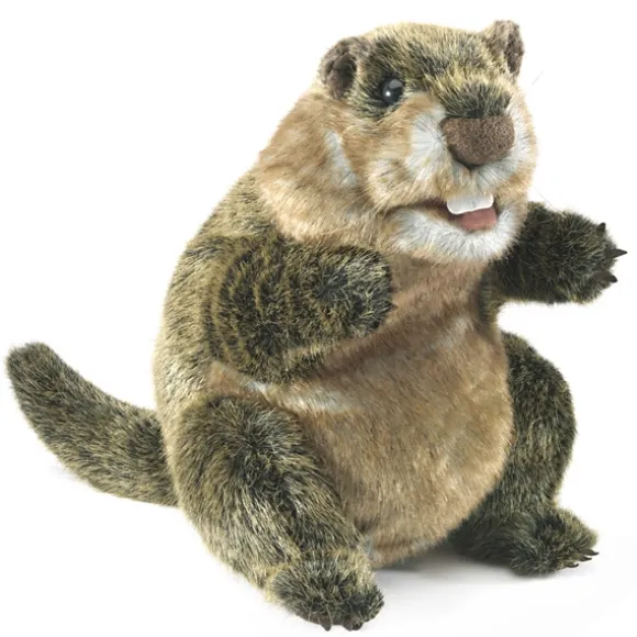 Full Body Groundhog Puppet by Folkmanis Puppets