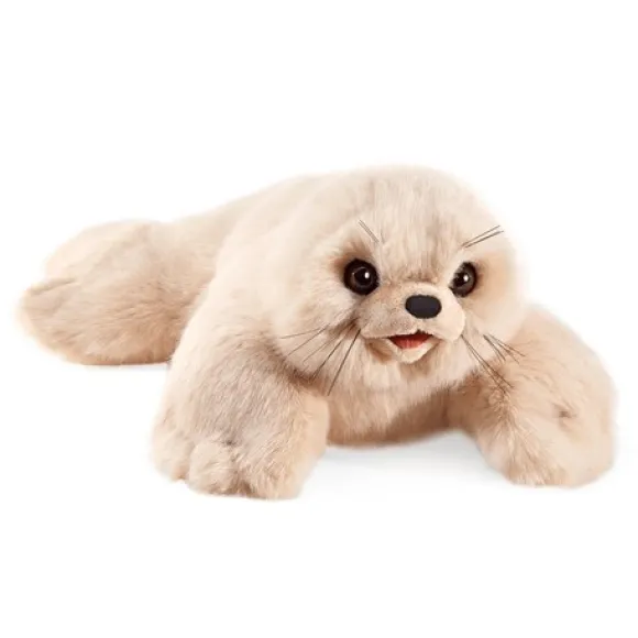 Full Body Harp Seal Pup Puppet by Folkmanis Puppets
