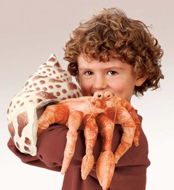 Full Body Hermit Crab Puppet by Folkmanis Puppets