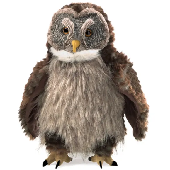 Full Body Hooting Owl Puppet by Folkmanis Puppets