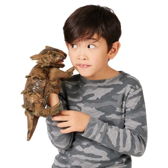 Full Body Horned Lizard Puppet by Folkmanis Puppets