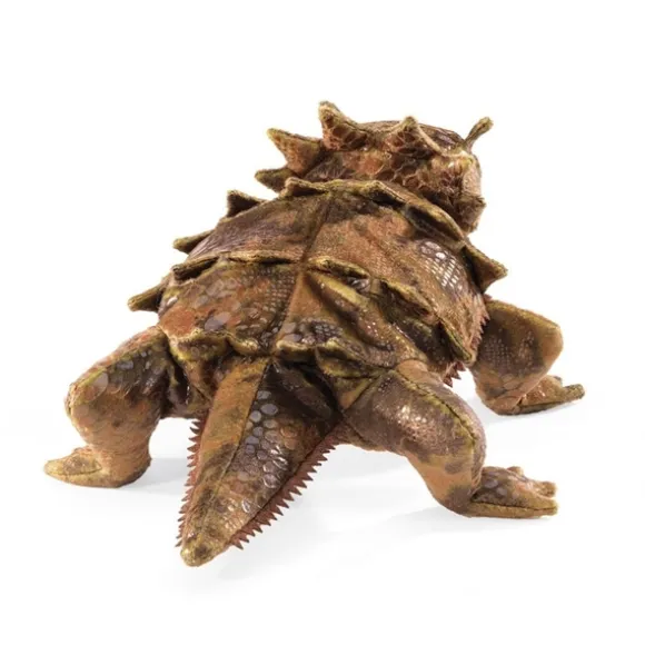 Full Body Horned Lizard Puppet by Folkmanis Puppets