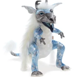 Full Body Ice Dragon Puppet by Folkmanis Puppets