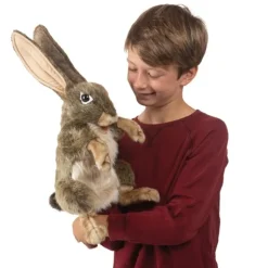 Full Body Jack Rabbit Puppet by Folkmanis Puppets