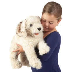 Full Body Labradoodle Puppet by Folkmanis Puppets
