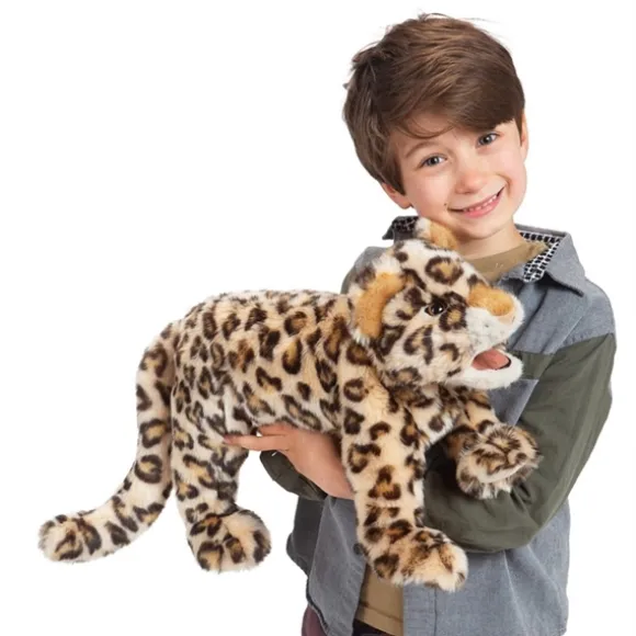 Full Body Leopard Cub Puppet by Folkmanis Puppets