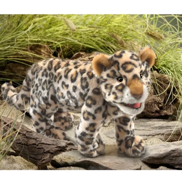 Full Body Leopard Cub Puppet by Folkmanis Puppets