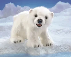 Full Body Polar Bear Cub Puppet by Folkmanis Puppets