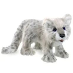 Full Body Snow Leopard Cub Puppet by Folkmanis Puppets