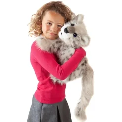 Full Body Snow Leopard Cub Puppet by Folkmanis Puppets