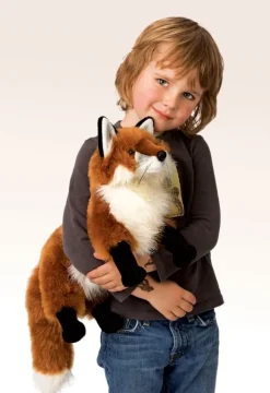 Full Body Standing Red Fox Puppet by Folkmanis Puppets