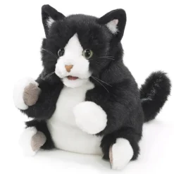 Full Body Tuxedo Kitten Puppet by Folkmanis Puppets